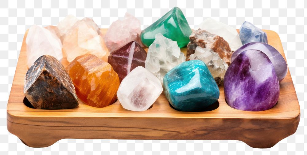 PNG Crystal gemstone mineral jewelry. AI generated Image by rawpixel.