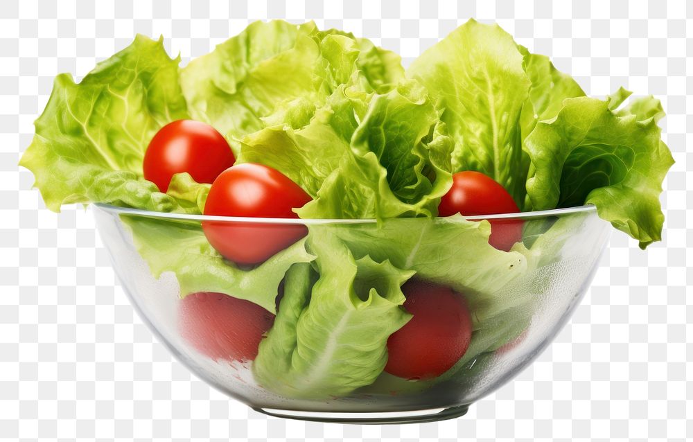 PNG Lettuce bowl vegetable tomato. 