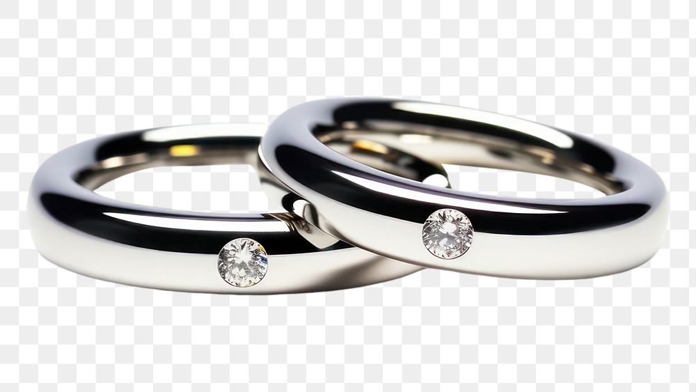 PNG Diamond rings platinum jewelry silver. AI generated Image by rawpixel.