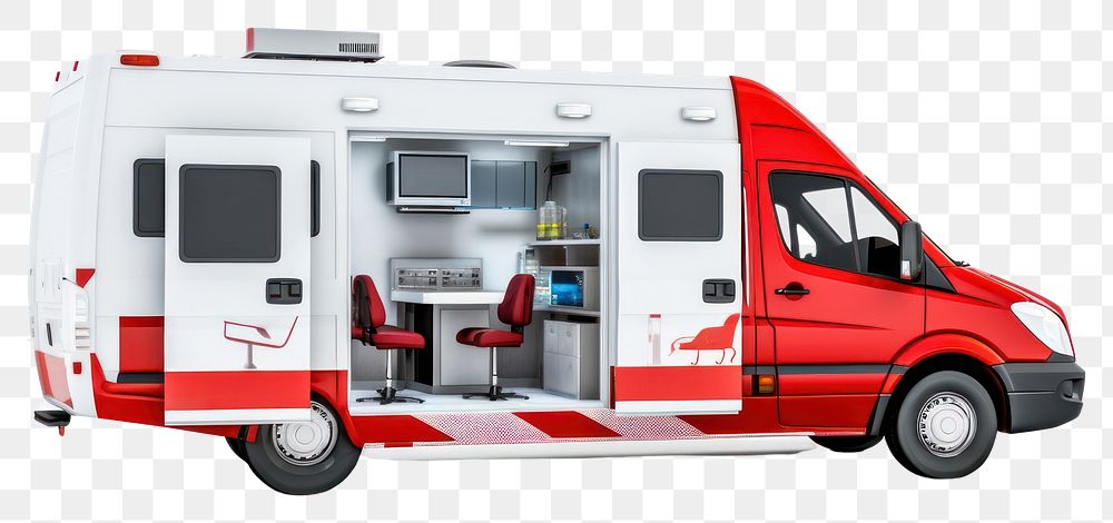 PNG Ambulance ambulance vehicle van. AI generated Image by rawpixel.