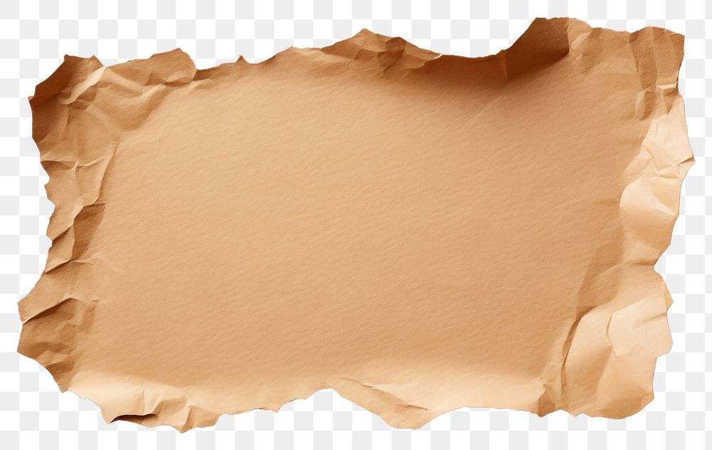 PNG Brown paper torn brown backgrounds cardboard. AI generated Image by rawpixel.