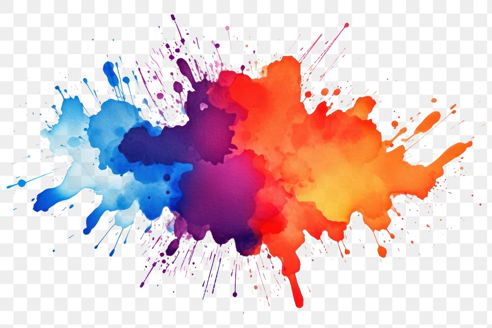 PNG Paint splash backgrounds paint white background. AI generated Image by rawpixel.