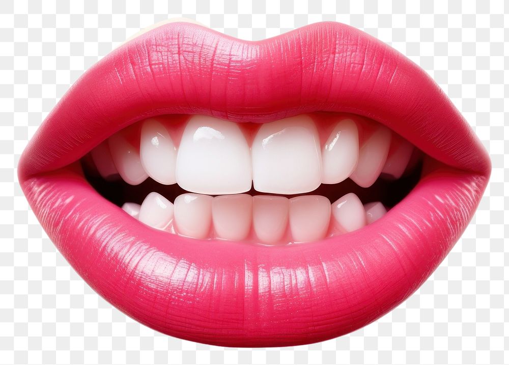 PNG Mouth lipstick teeth perfection. AI generated Image by rawpixel.