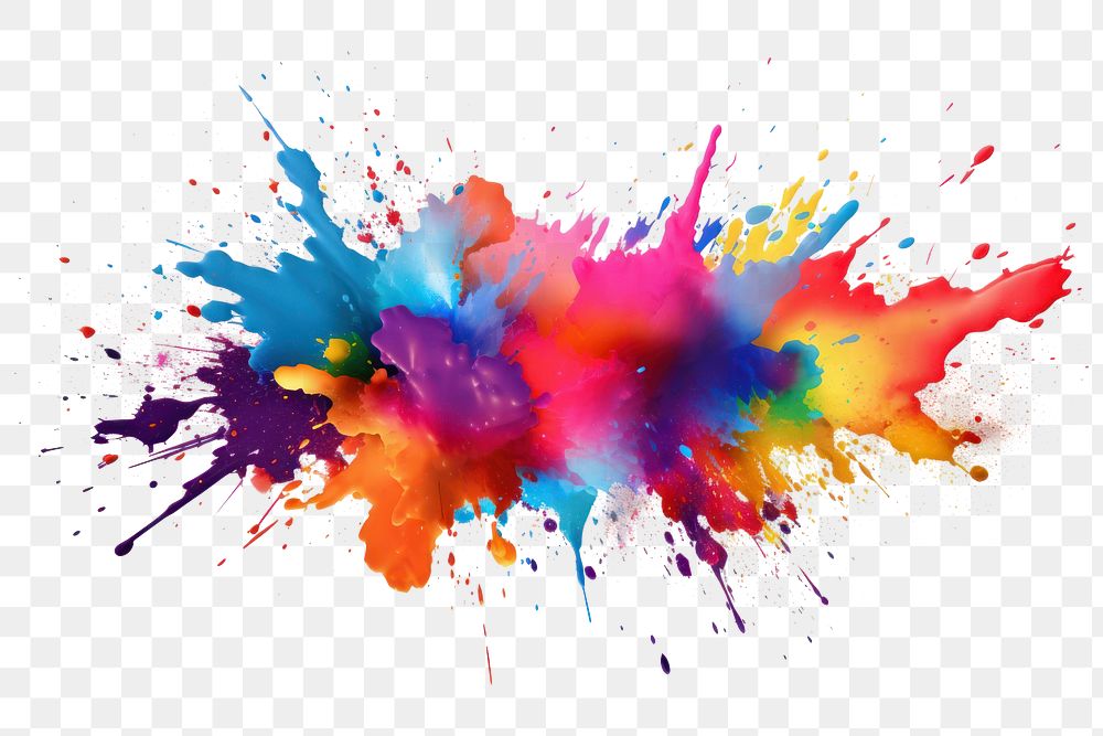 PNG Paint splatter backgrounds paint white background