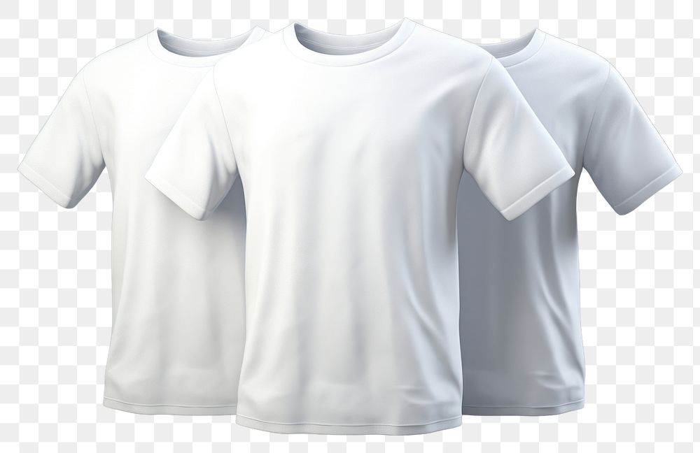 PNG  T-shirt white undershirt clothing. AI generated Image by rawpixel.