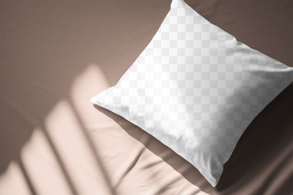 Pillow cushion png,  transparent mockup