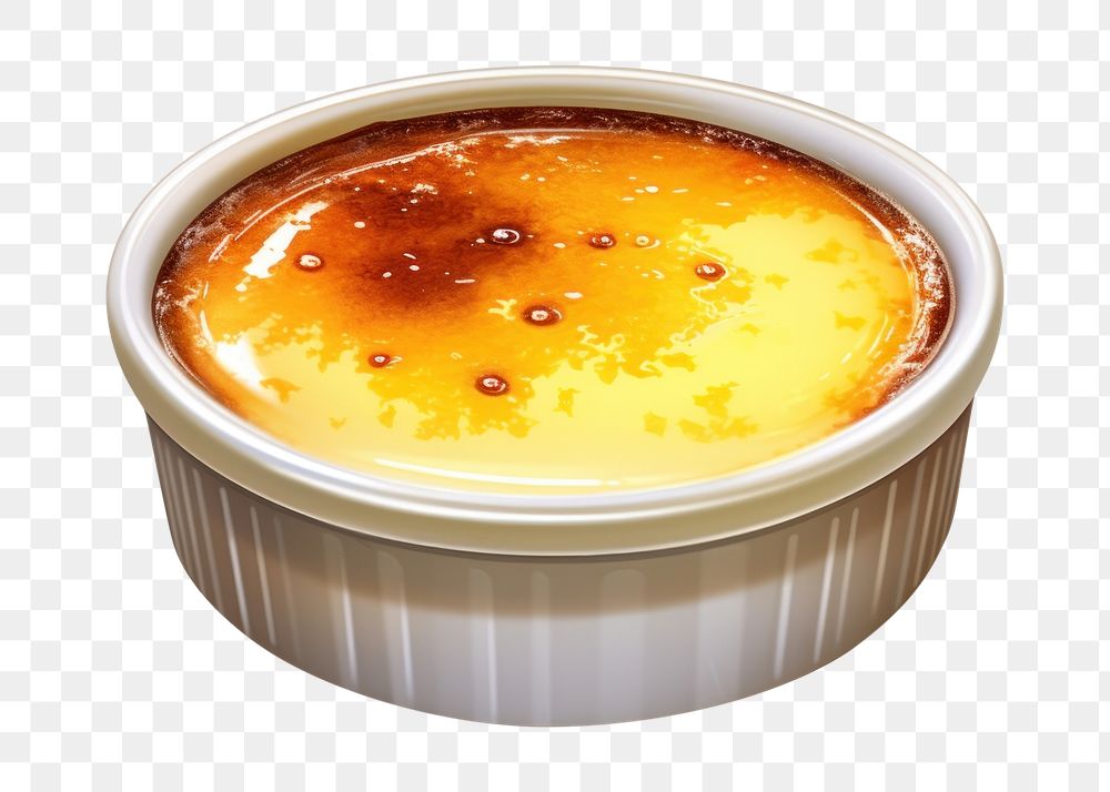 PNG Creme brulee food refreshment breakfast. AI generated Image by rawpixel.