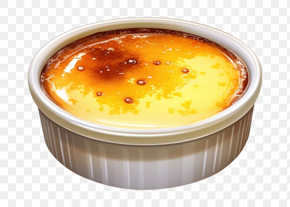 PNG Creme brulee food refreshment breakfast. 