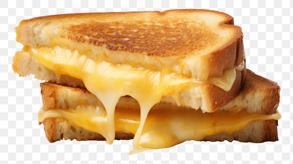 PNG Grilled cheese sandwich bread food breakfast
