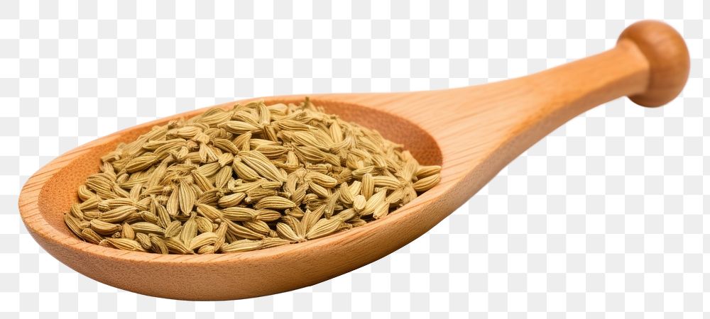 PNG Dried fennel seeds spice food white background. AI generated Image by rawpixel.