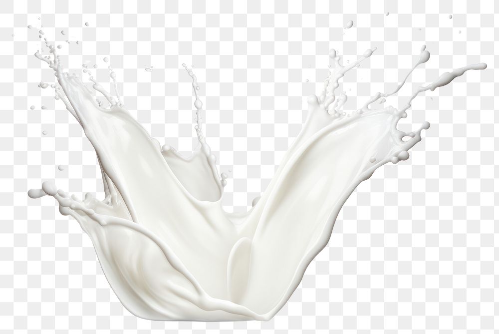 PNG Splash Milk milk white