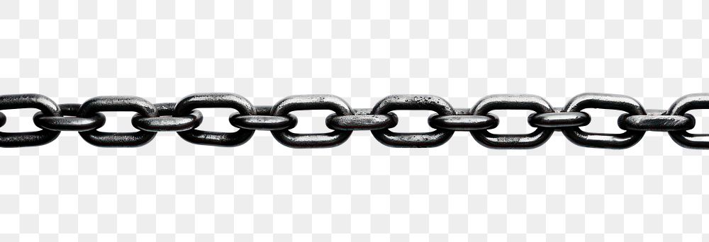 PNG Chain metal white background durability