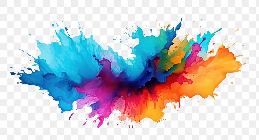 PNG Colorful water color backgrounds drawing white background. AI generated Image by rawpixel.