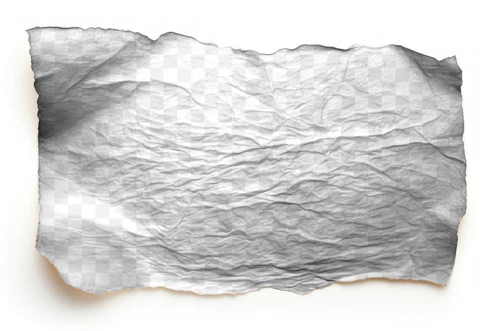 PNG cockled paper effect, transparent background AI generated image by rawpixel