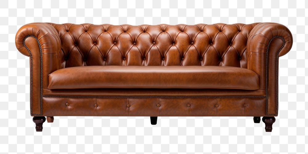 PNG Furniture leather chair sofa. 