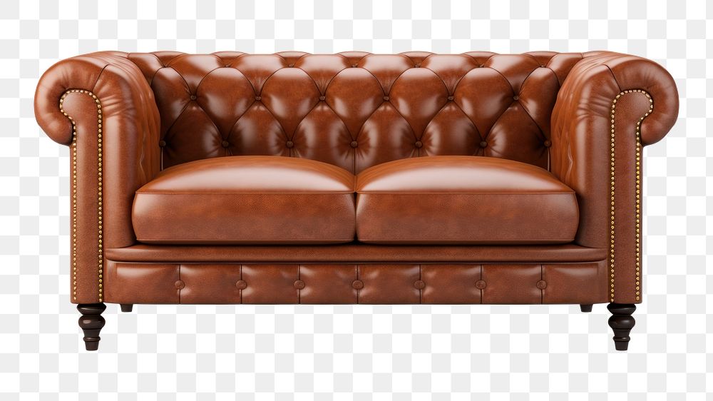 PNG Furniture armchair leather sofa. 