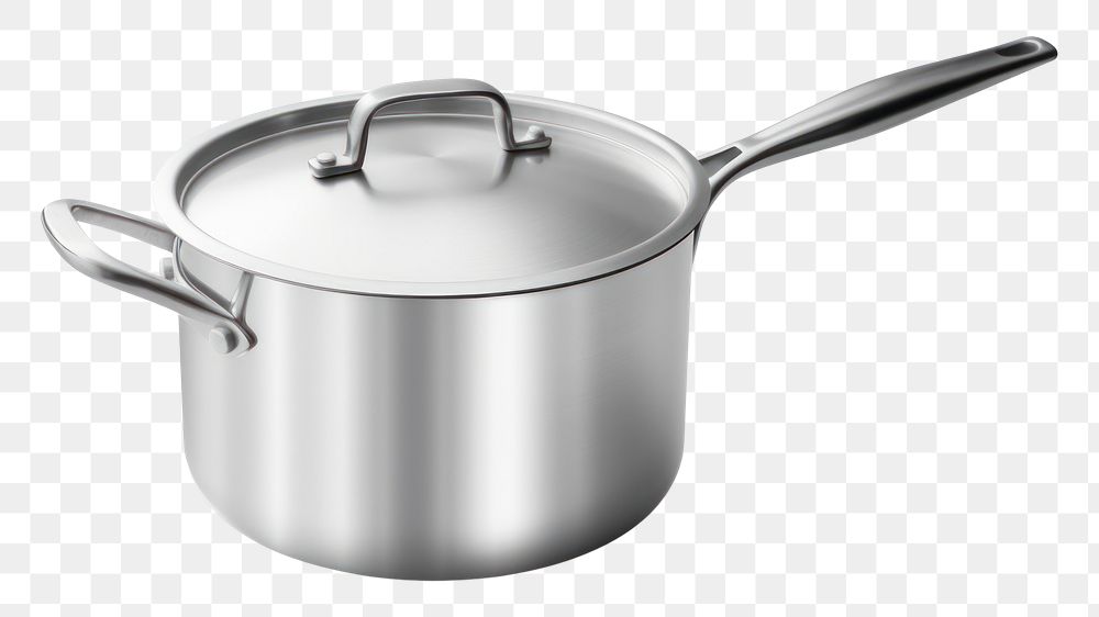 PNG Saucepan white background appliance cookware. AI generated Image by rawpixel.