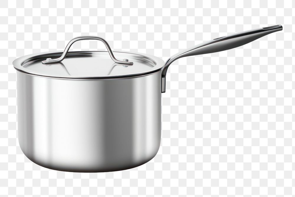 PNG Saucepan steel white background stainless steel. 