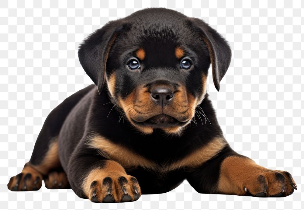 PNG Puppy Rottweiler animal mammal. 