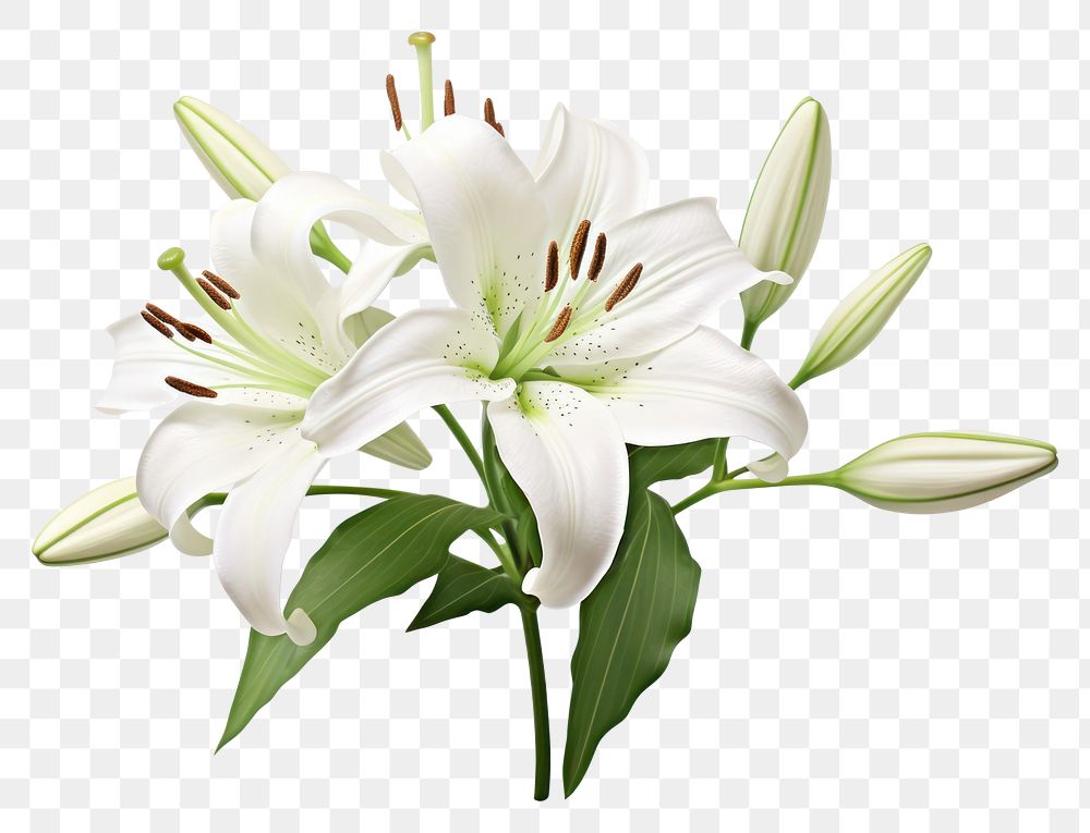 PNG Lily blossom flower plant. 