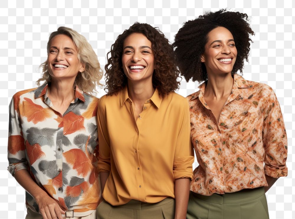 PNG Smile laughing blouse adult. AI generated Image by rawpixel.