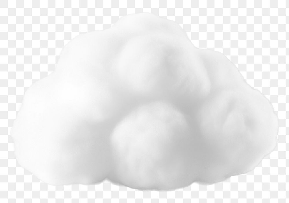 PNG Cloud fluffy cloudscape softness.