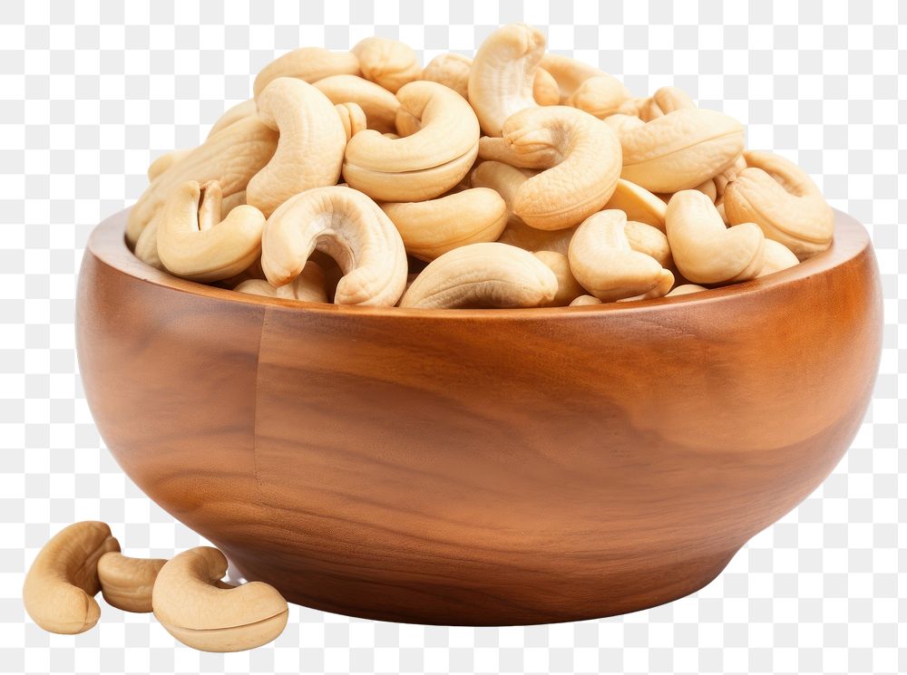 PNG Cashew bowl food nut. AI generated Image by rawpixel.