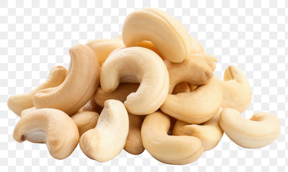 PNG Cashew food nut white background