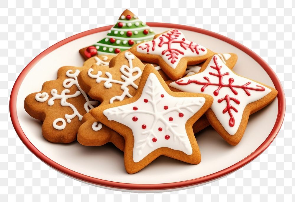 PNG Christmas cookie gingerbread christmas dessert. 