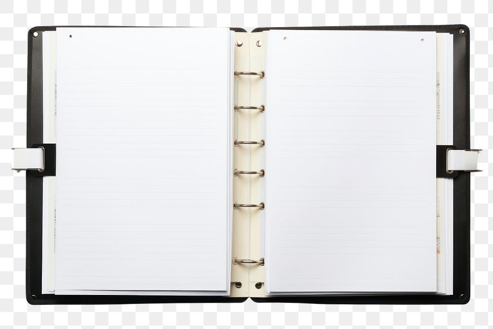 PNG  Binder diary page open