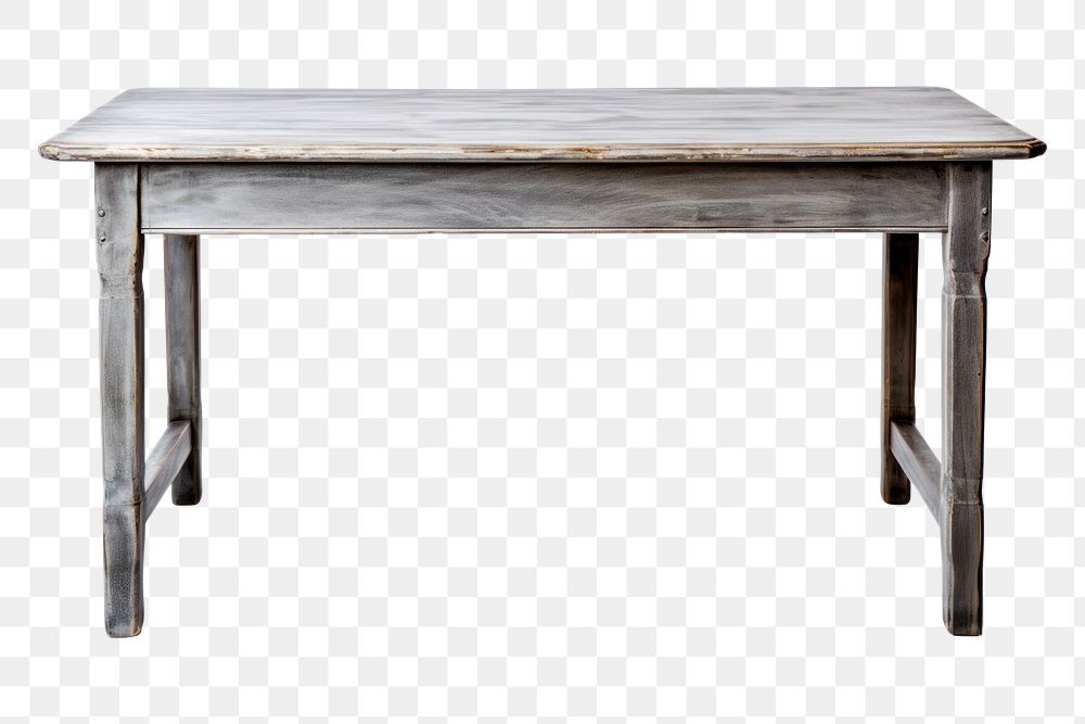 PNG Grey Table table furniture white. AI generated Image by rawpixel.