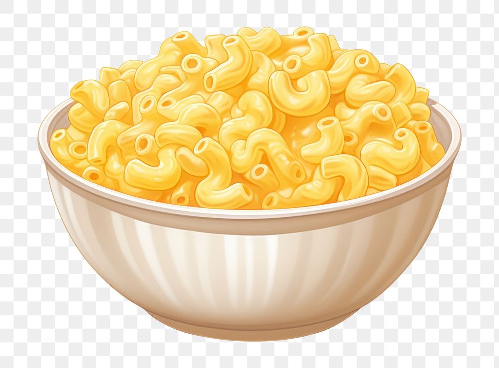 PNG Macaroni pasta food bowl. AI generated Image by rawpixel.