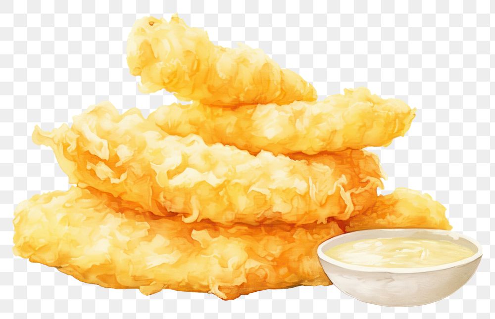 PNG  Japanese tempura food white background condiment. AI generated Image by rawpixel.