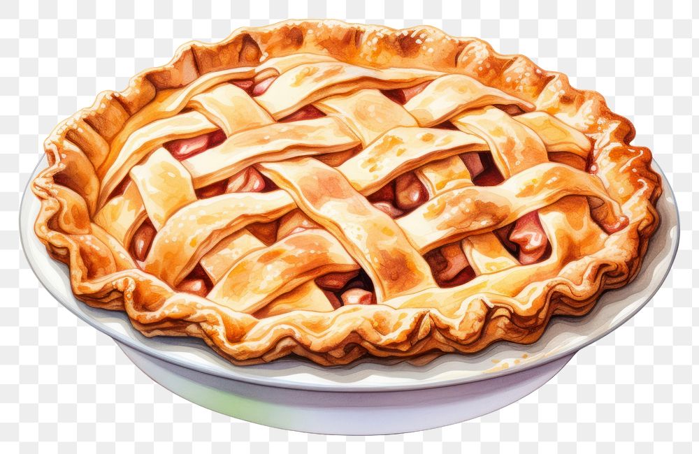PNG Apple Pie american pie dessert food. AI generated Image by rawpixel.