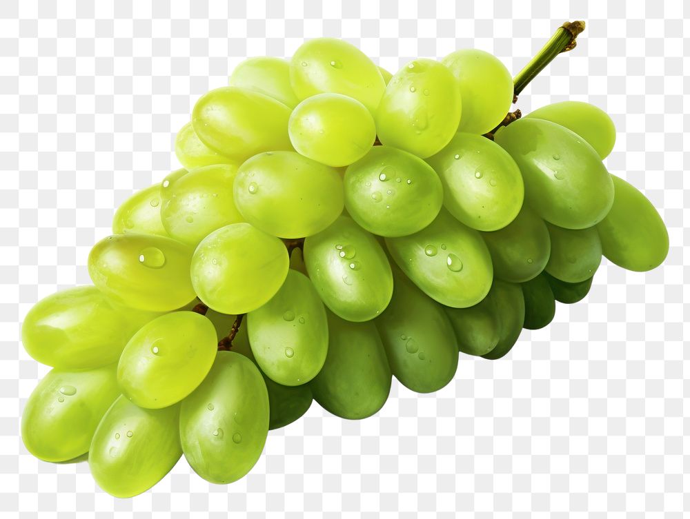 PNG Grapes fruit plant green. 