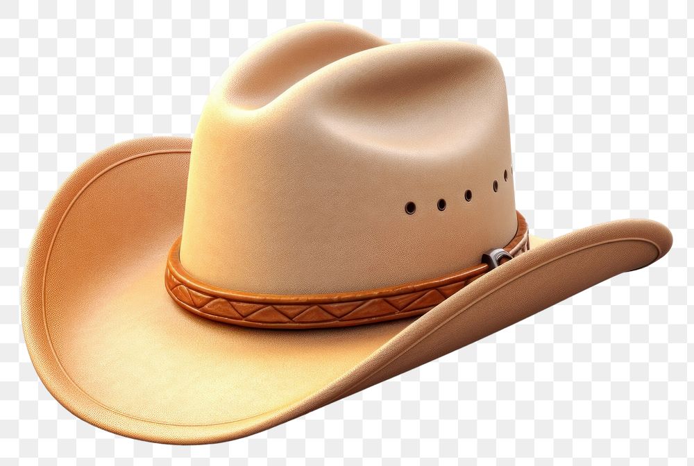 PNG  Cowboy hat headwear sombrero headgear. AI generated Image by rawpixel.