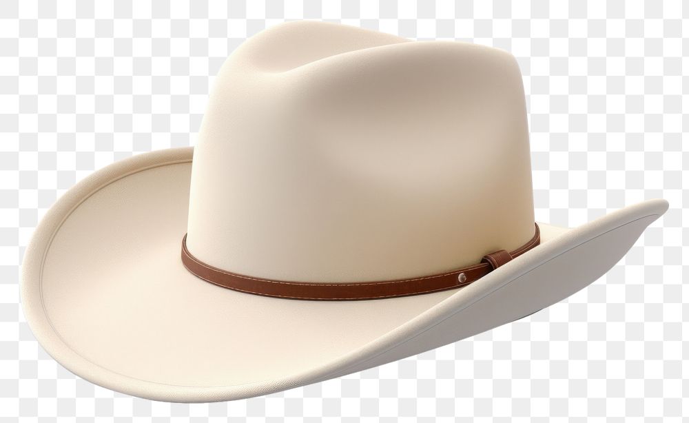 PNG Cowboy hat white white background simplicity. 