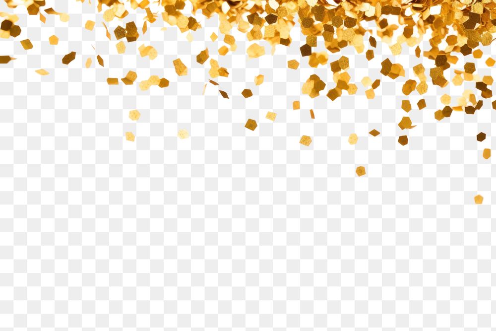 PNG Confetti backgrounds gold  