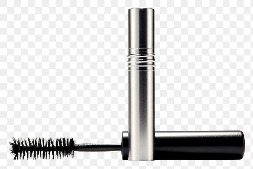PNG Mascara tube cosmetics white background glamour. AI generated Image by rawpixel.