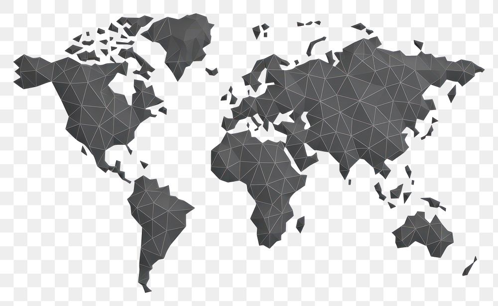 PNG Worldmap black white background topography. AI generated Image by rawpixel.