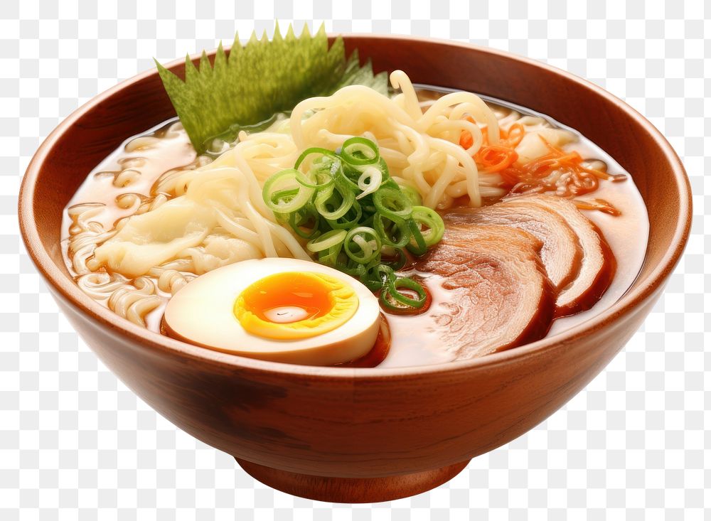 PNG  Japanese ramen food soup meal. AI generated Image by rawpixel.