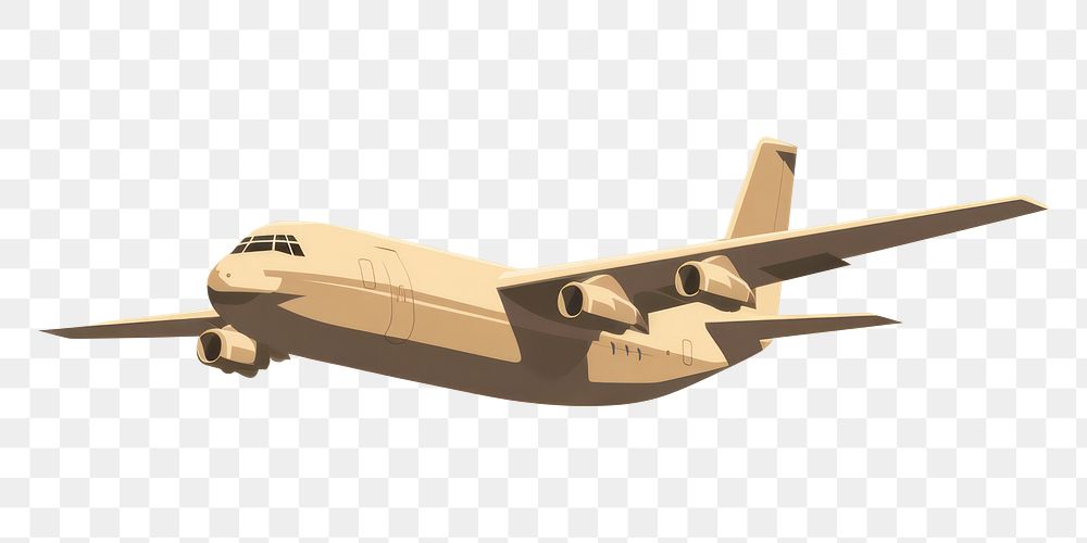 PNG Cargo plane aircraft airplane airliner. AI generated Image by rawpixel.