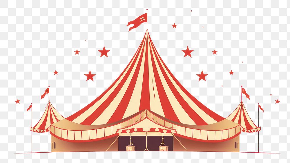 PNG Big top circus architecture celebration recreation. AI generated Image by rawpixel.