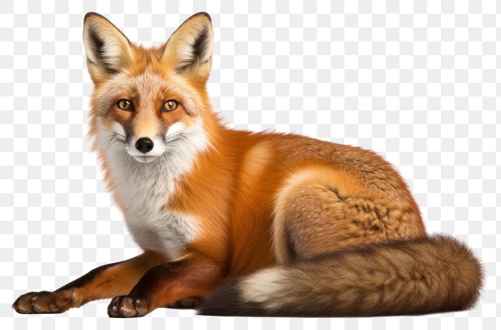 PNG  Fox wildlife animal mammal. AI generated Image by rawpixel.