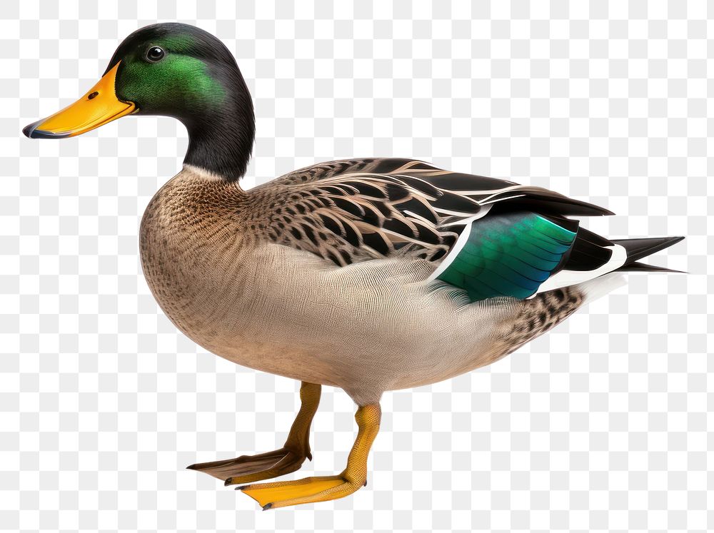 PNG Mallard green duck mallard animal bird. 