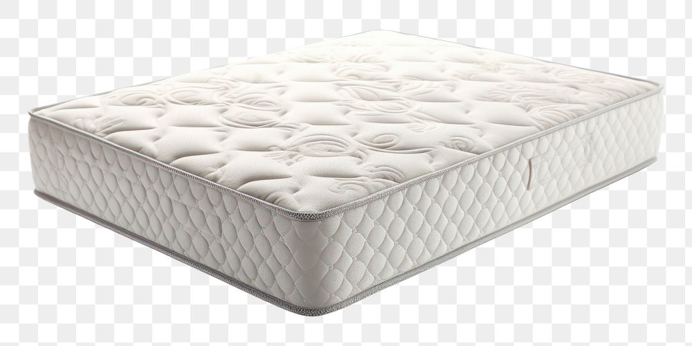 PNG Mattress white bed white background. AI generated Image by rawpixel.