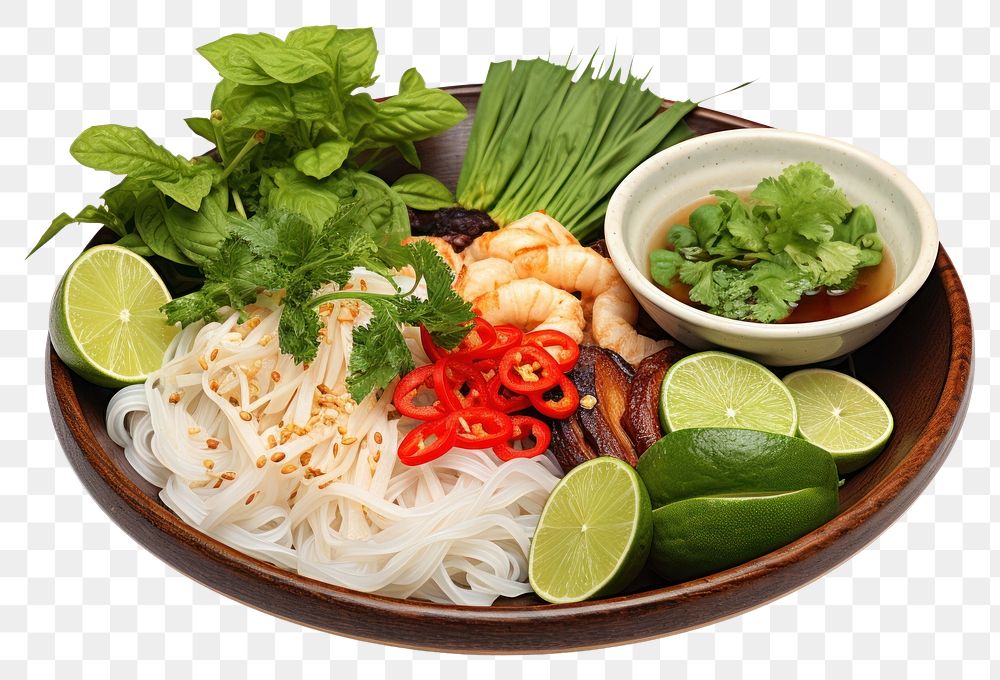 PNG Cambodia food noodle plate meal. AI generated Image by rawpixel.