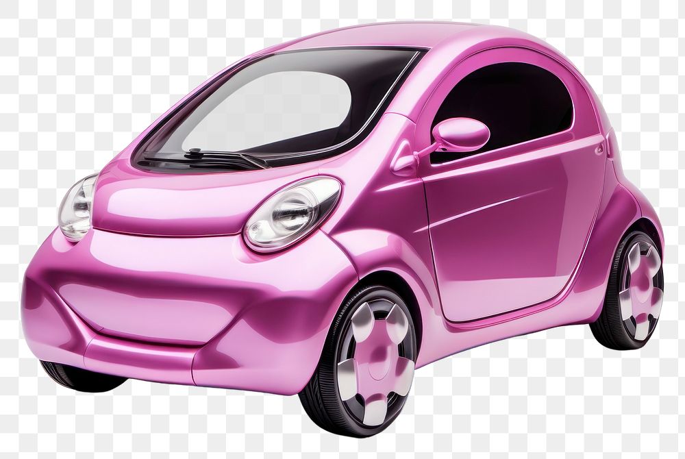 PNG Micro car vehicle wheel pink. 