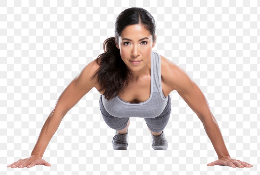 PNG Exercise sports adult woman. AI generated Image by rawpixel.