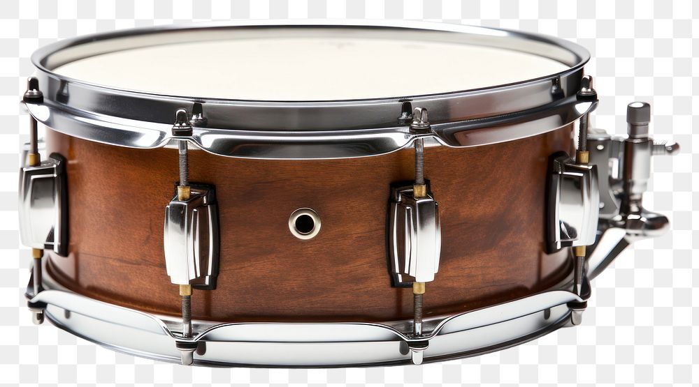 PNG Snare Drum drums percussion white background. AI generated Image by rawpixel.